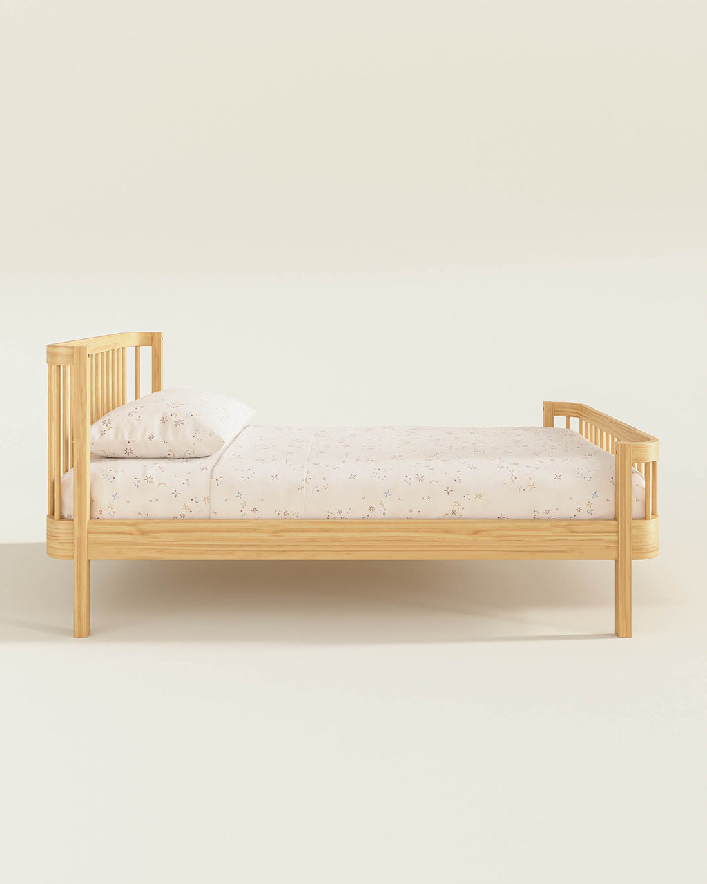 The Wave Kids Bed | Convertible Montessori Floor Bed to Twin