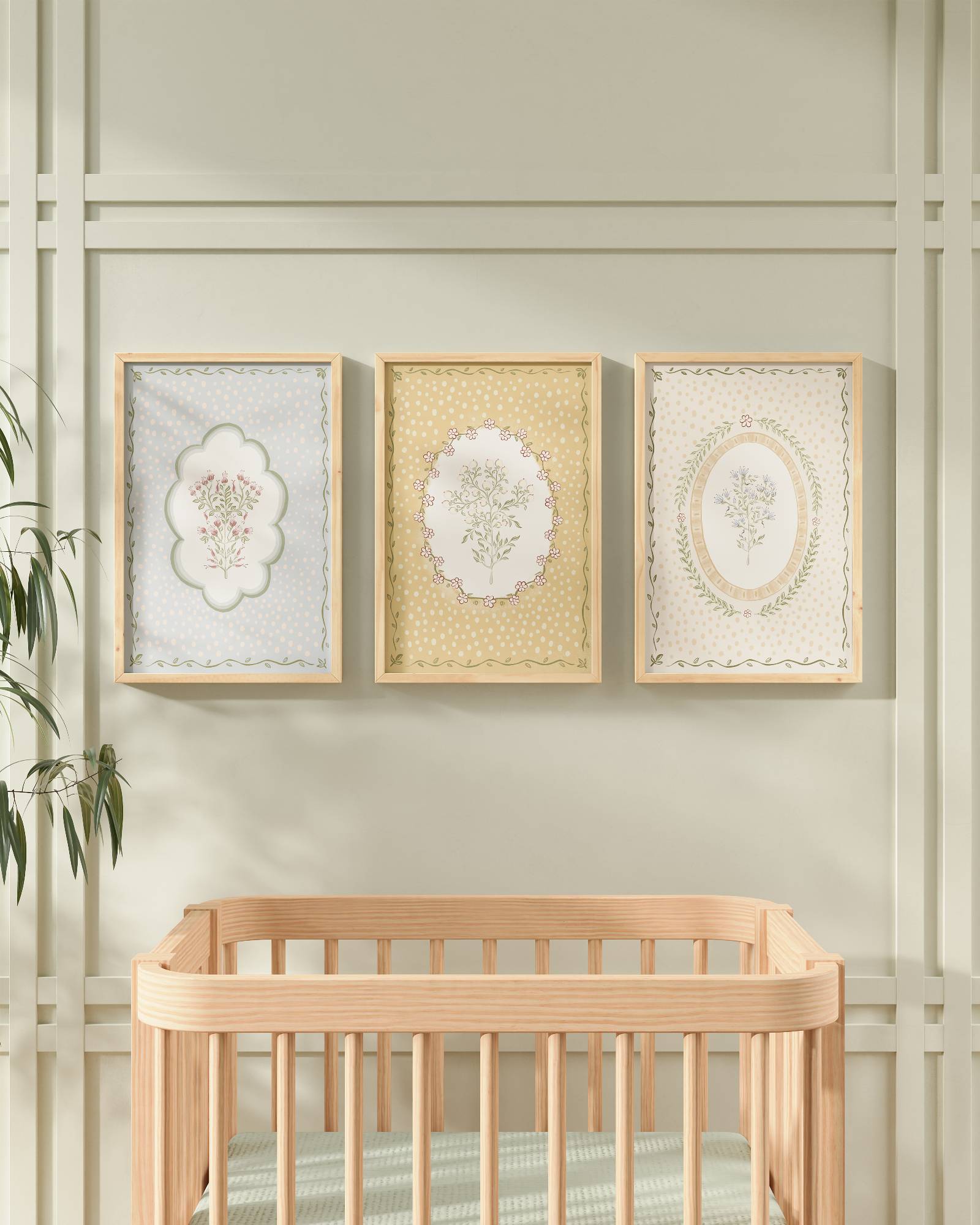 Fall Florals Wall Art Set