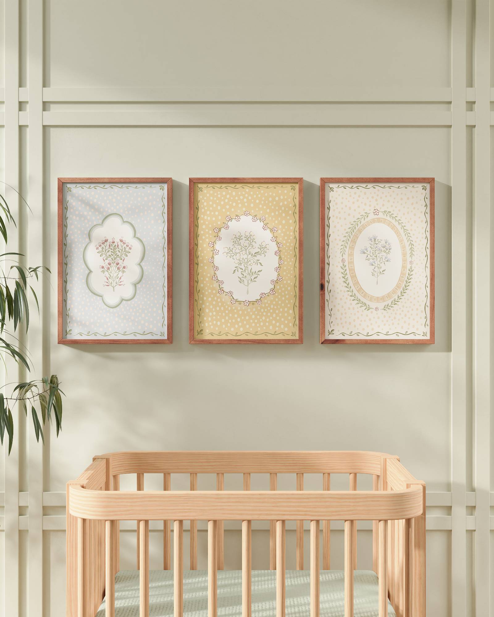 Fall Florals Wall Art Set
