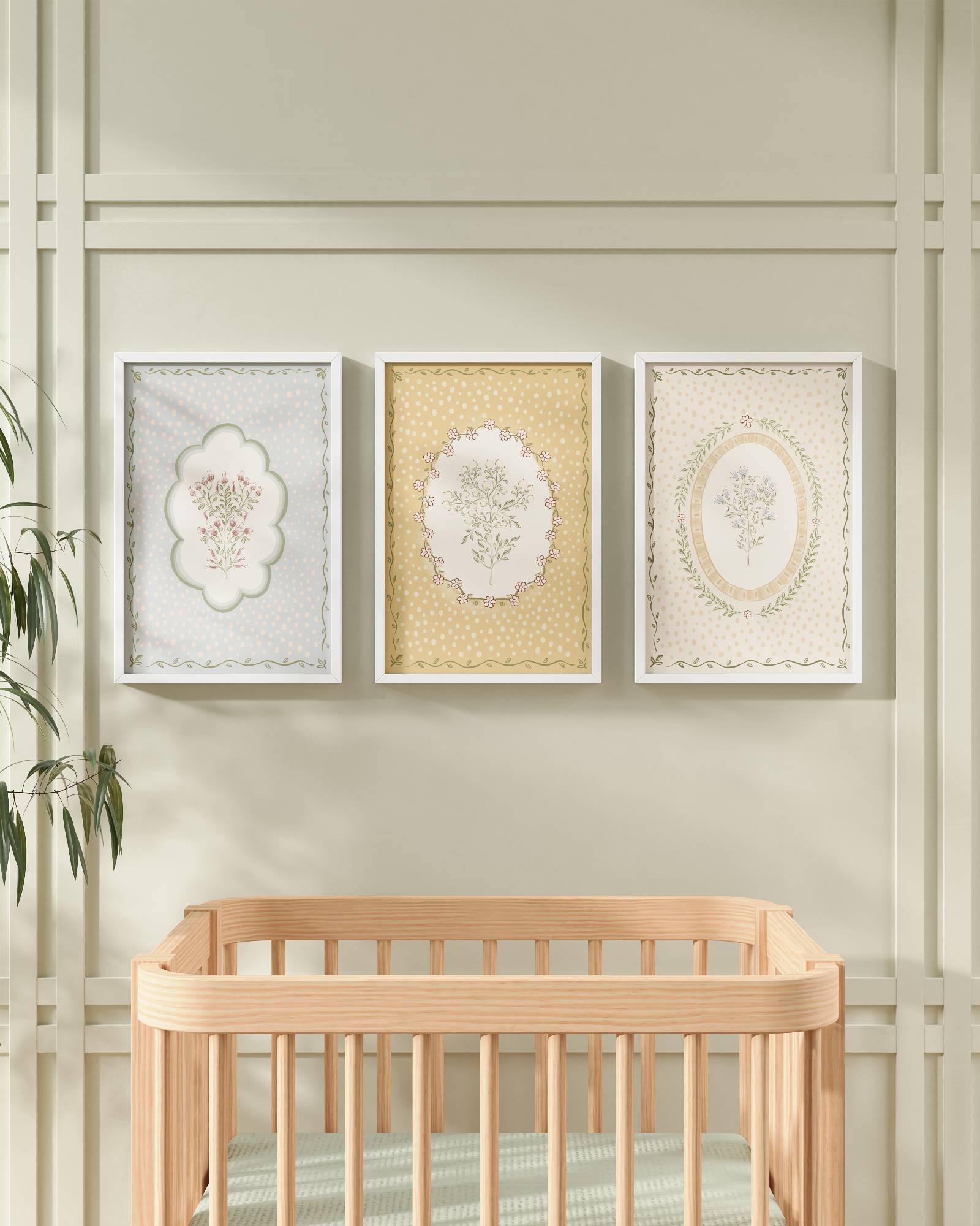 Fall Florals Wall Art Set