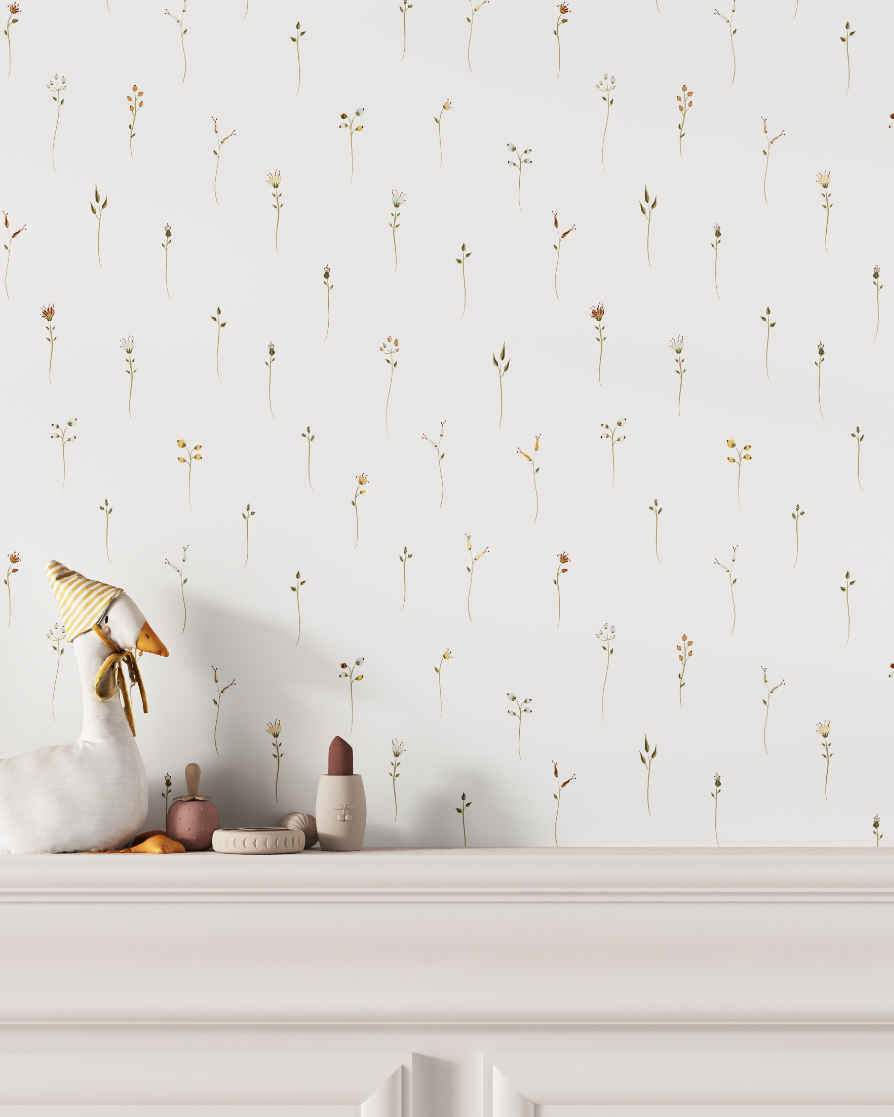 Floral Rain Wallpaper