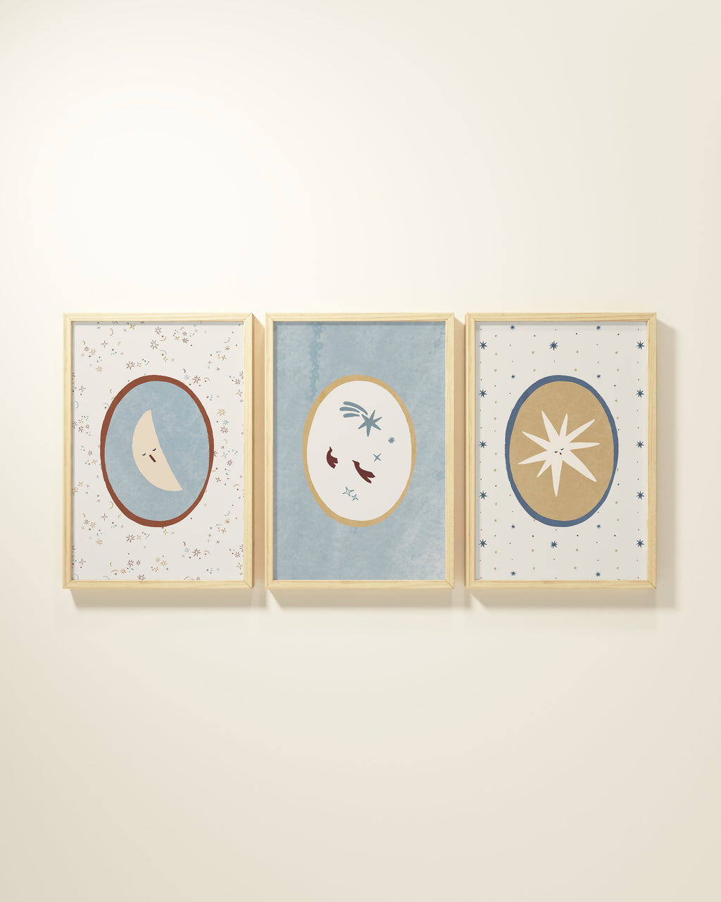Folk Poetry Framed Wall Art Set
