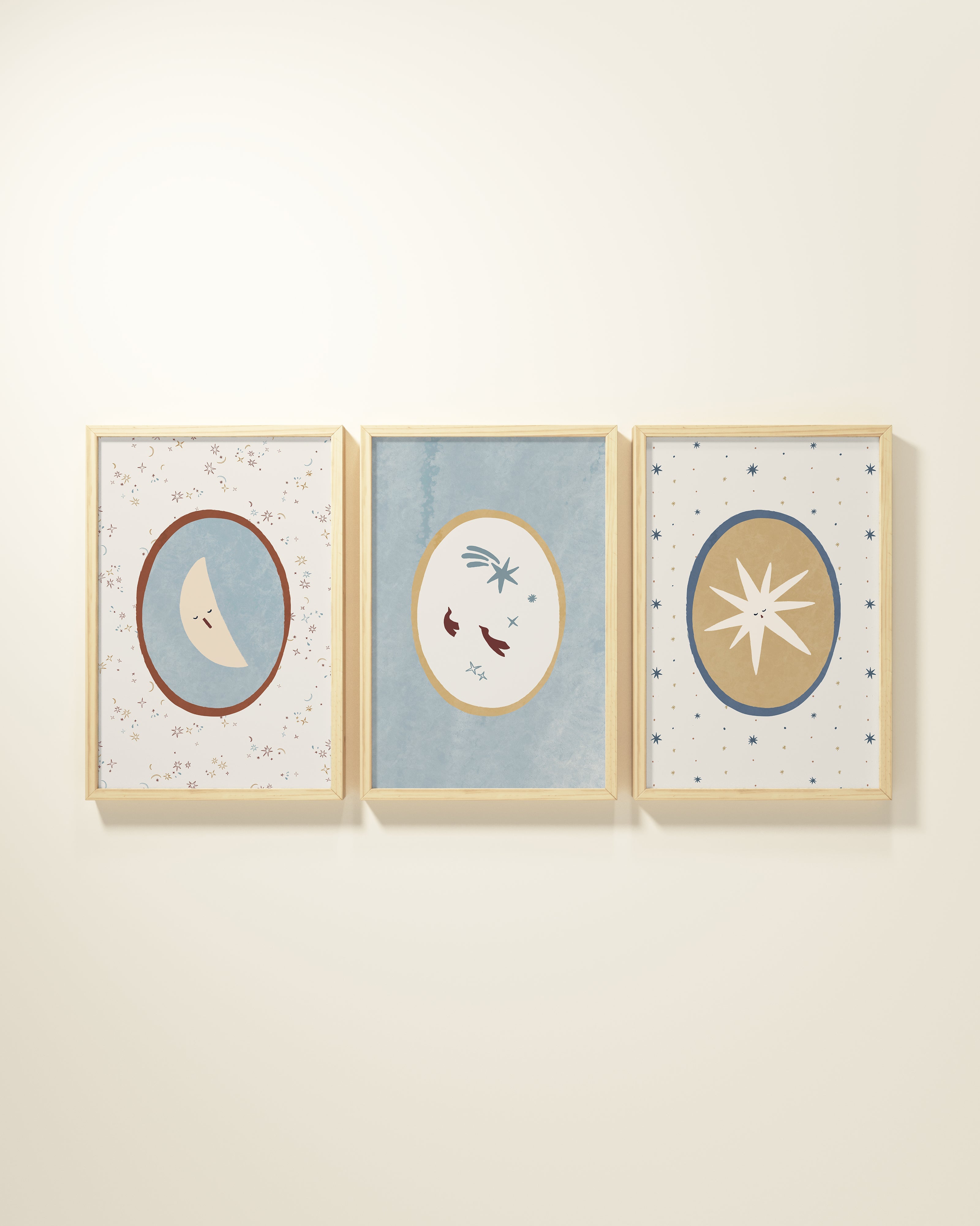 Folk Poetry Framed Wall Art Set