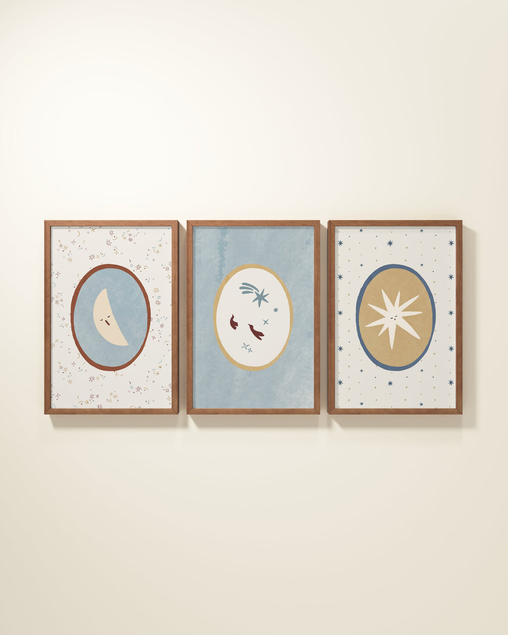 Folk Poetry Framed Wall Art Set