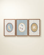 Folk Poetry Framed Wall Art Set