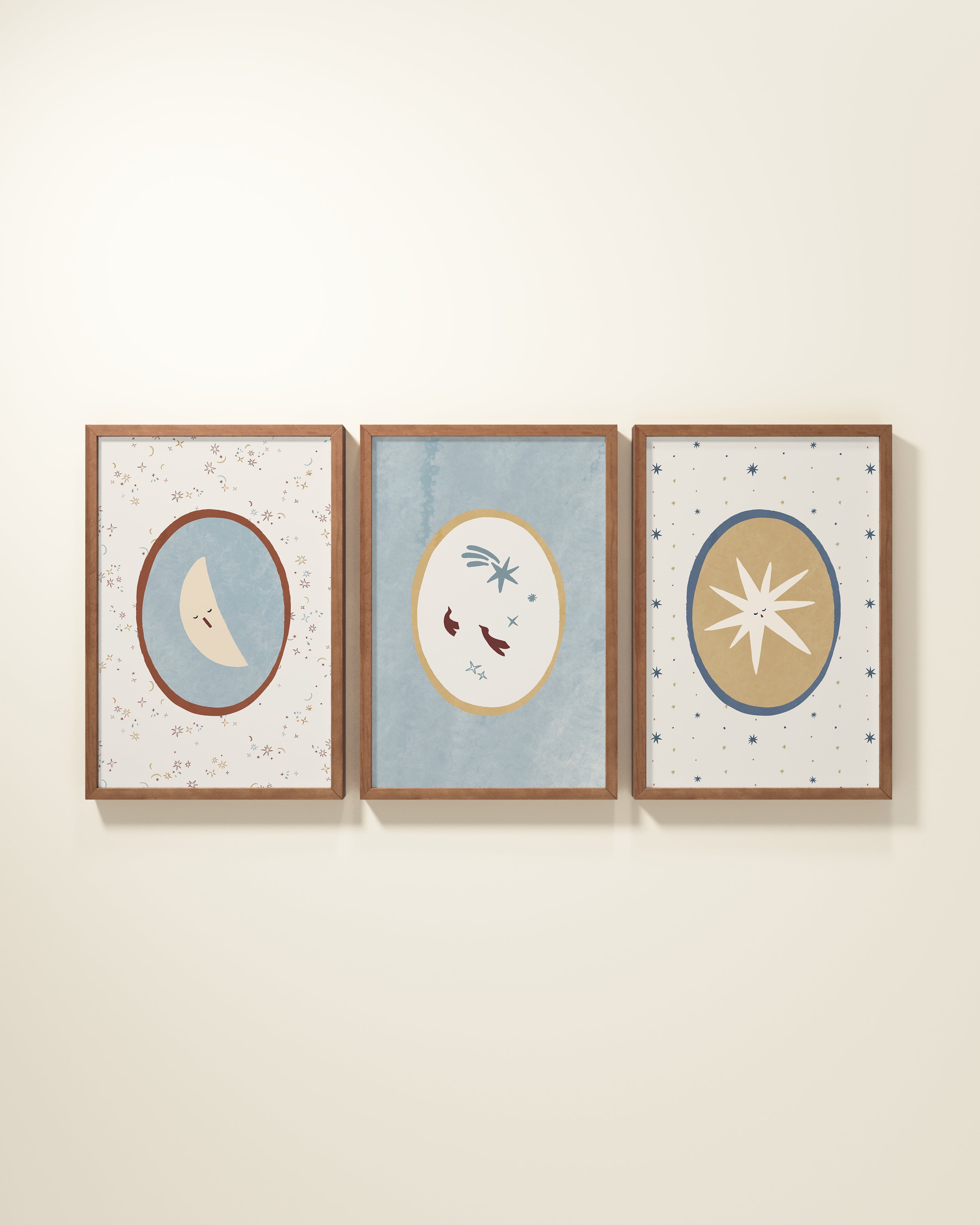 Folk Poetry Framed Wall Art Set