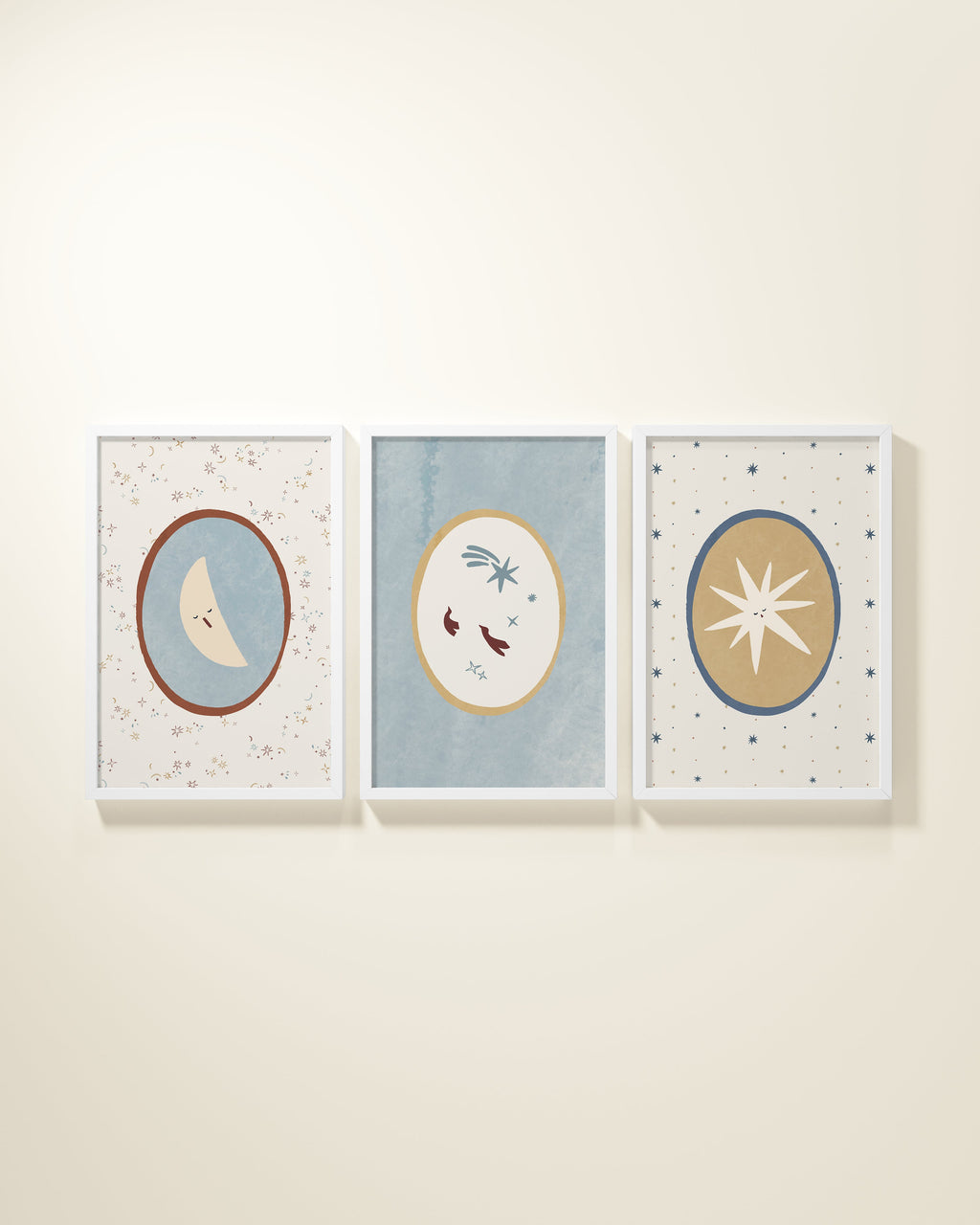 Folk Poetry Framed Wall Art Set