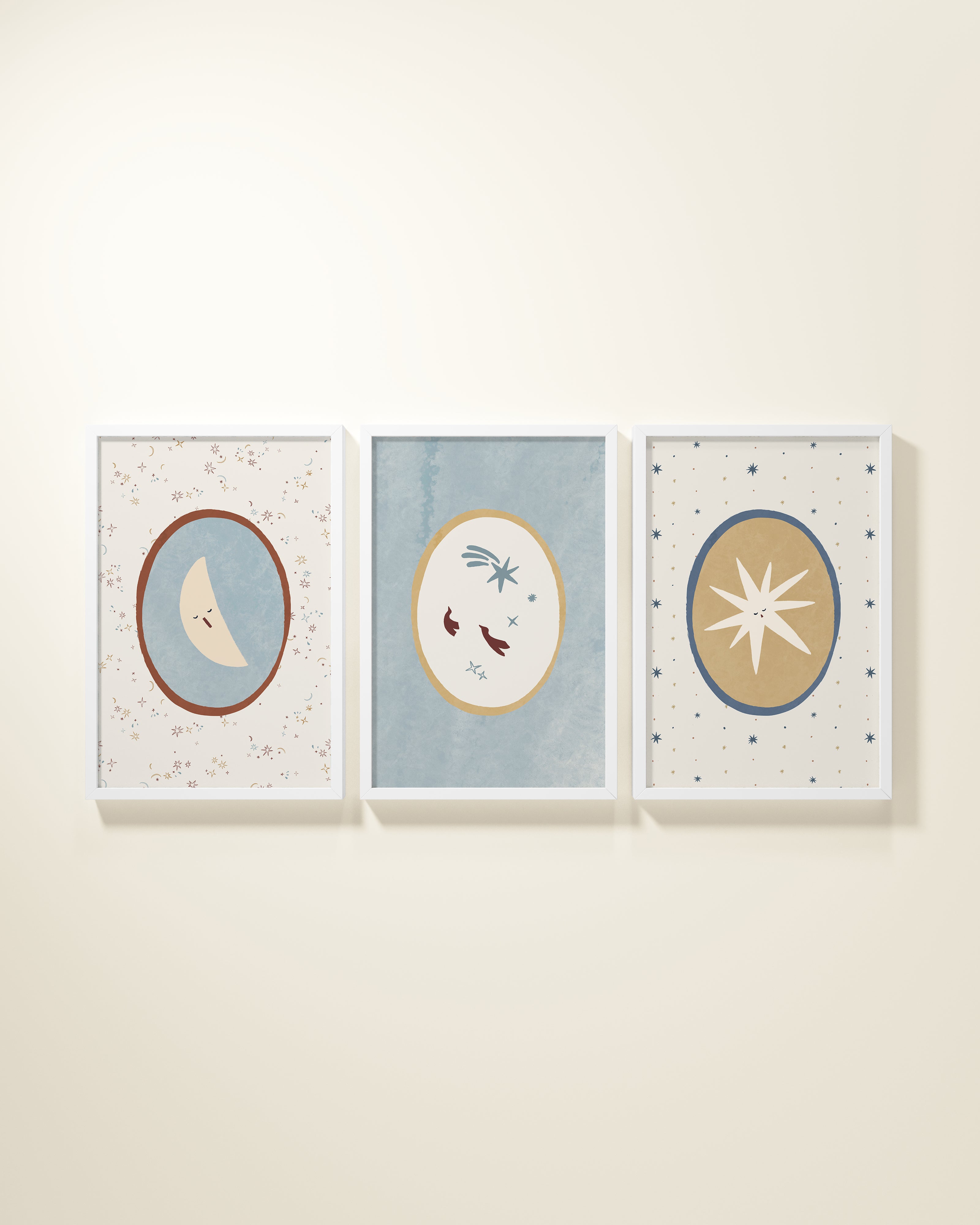 Folk Poetry Framed Wall Art Set