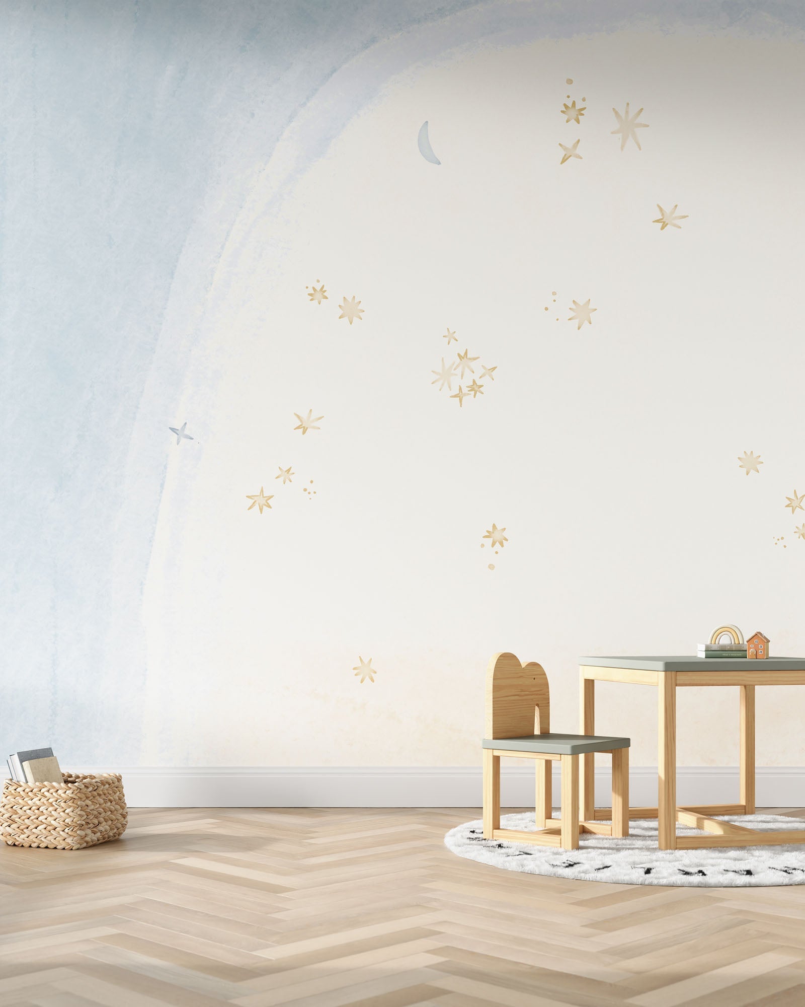 Folk Poetry Wall Mural
