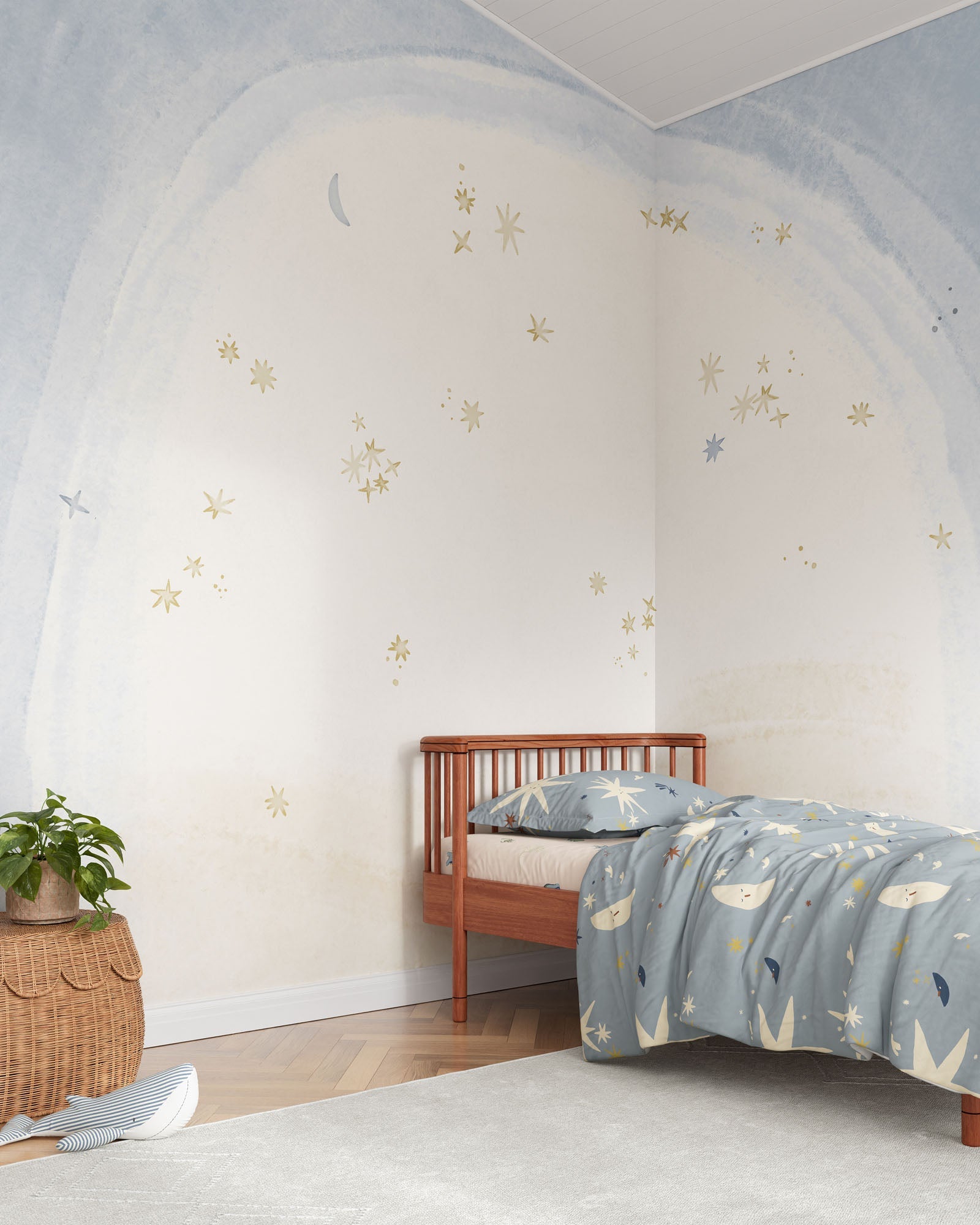 Folk Poetry Wall Mural