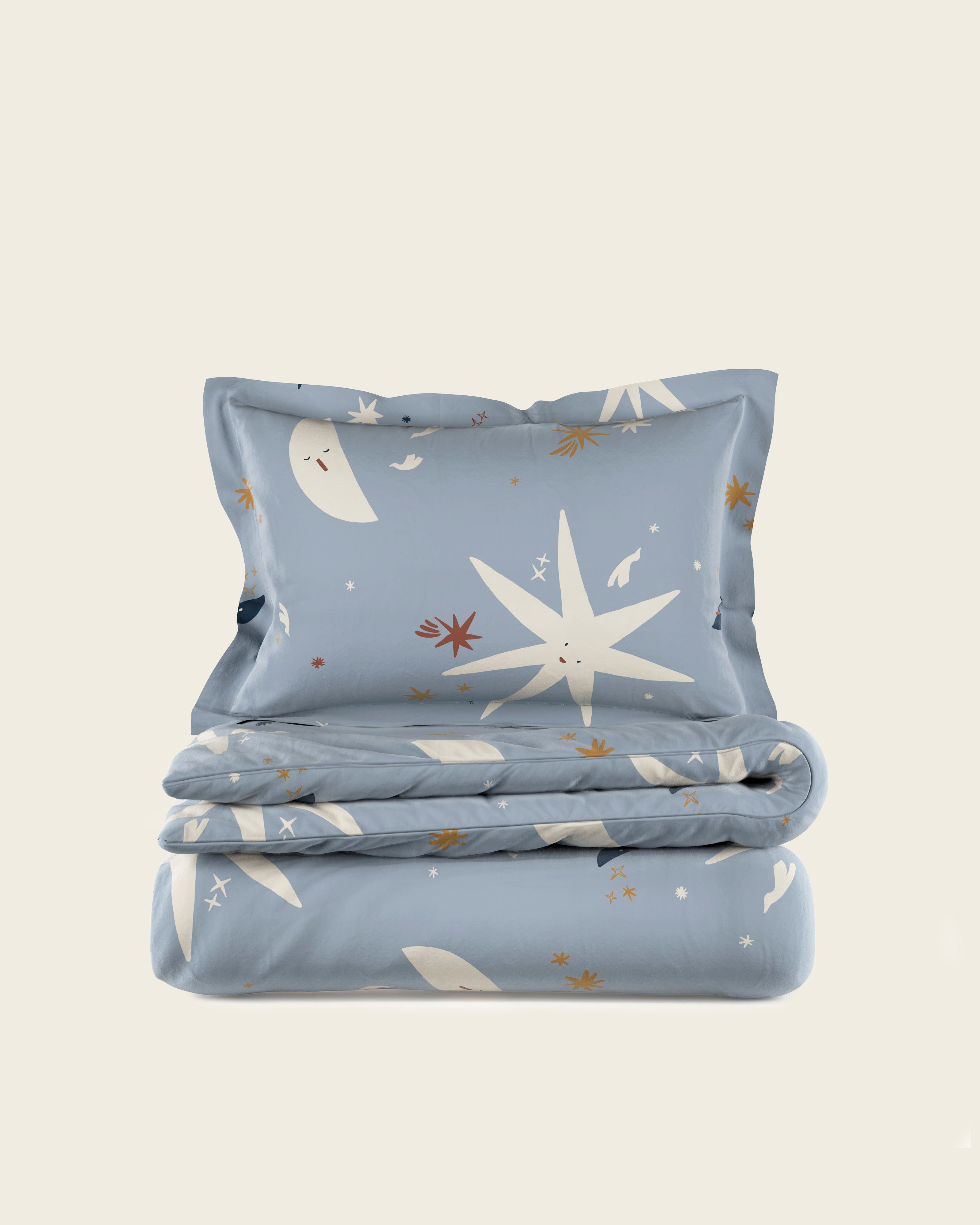 Folk Poetry Twin Duvet Cover Set