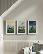 Parisian Park Wall Art Set