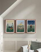 Parisian Park Wall Art Set