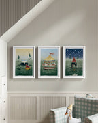 Parisian Park Wall Art Set