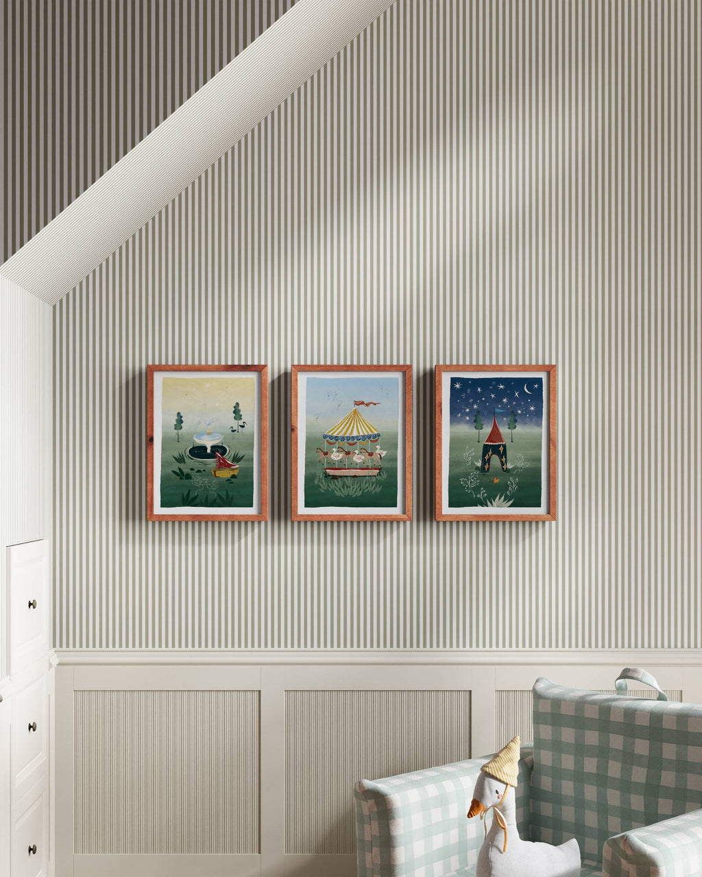 Parisian Park Wall Art Set