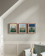 Parisian Park Wall Art Set