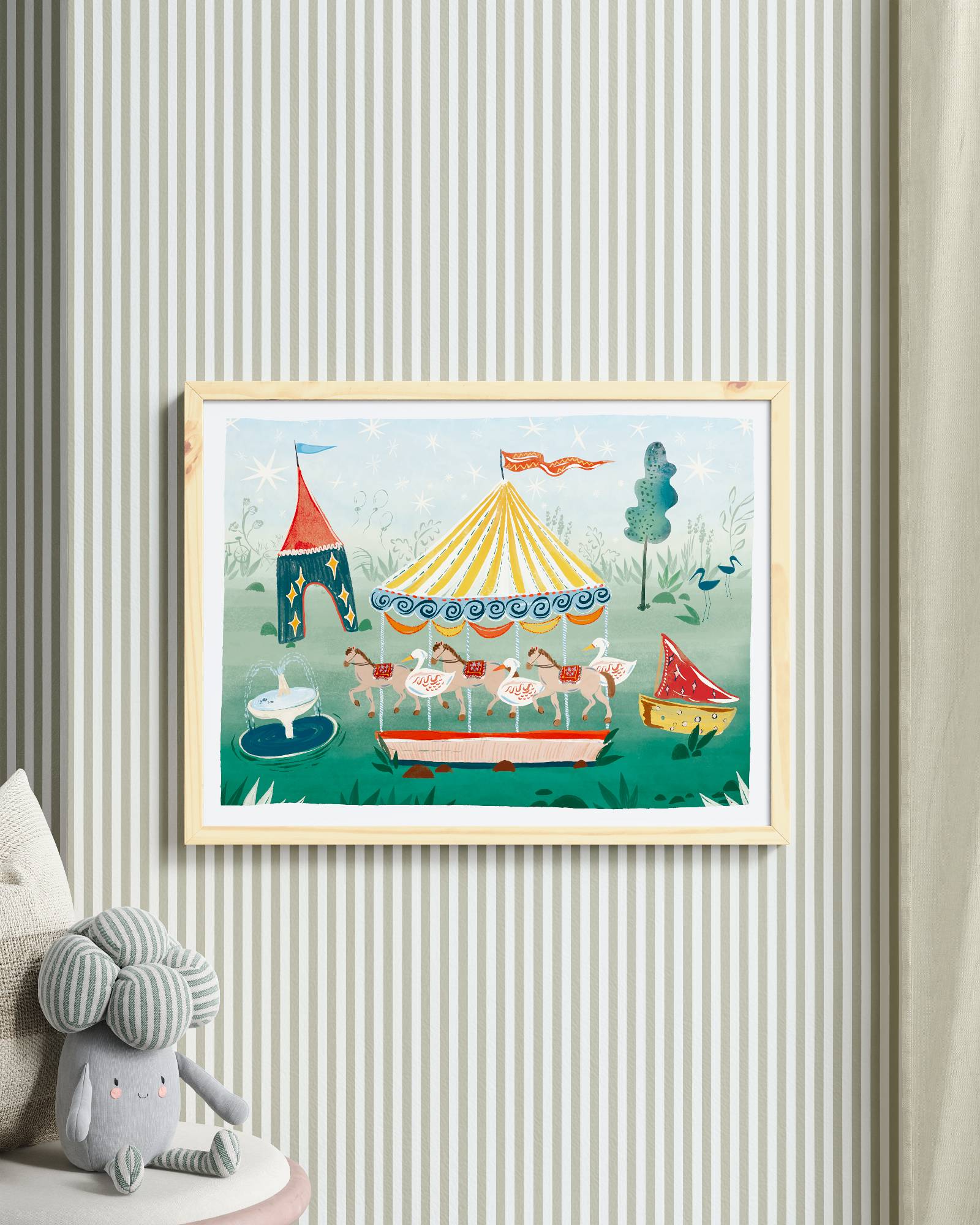 Tuileries Framed Wall Art