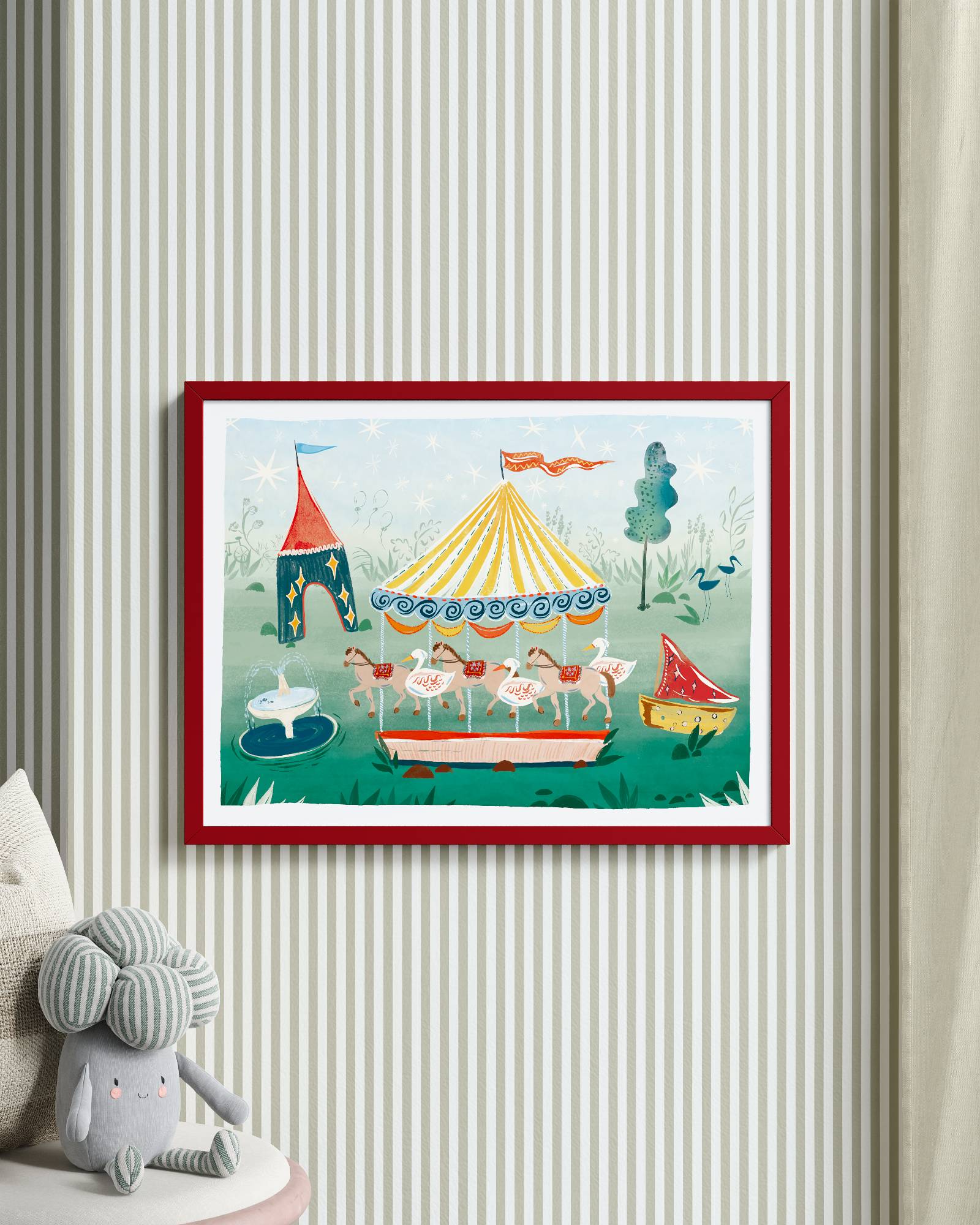 Tuileries Framed Wall Art