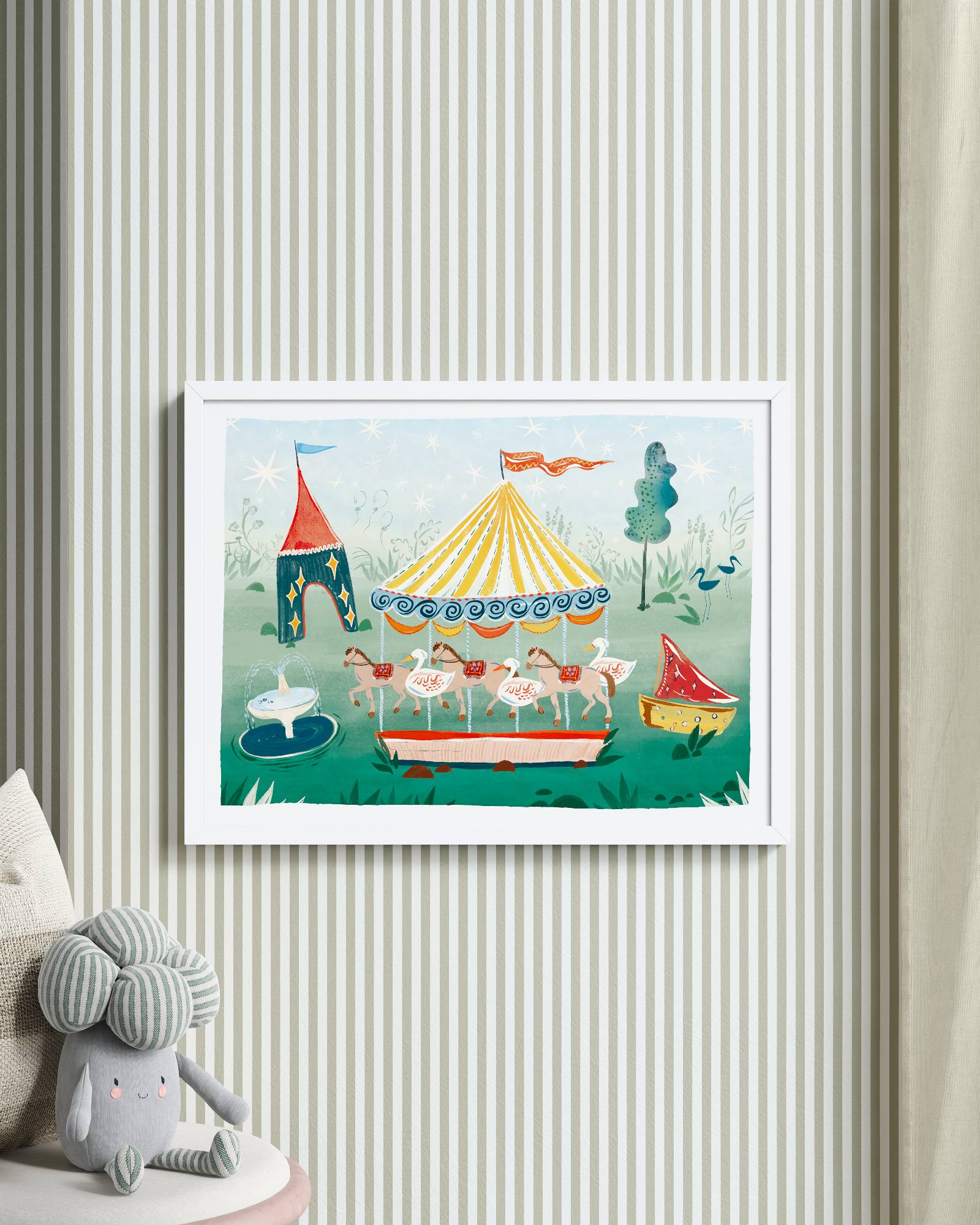 Tuileries Framed Wall Art