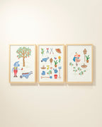 Friendly Farm Framed Wall Art Set