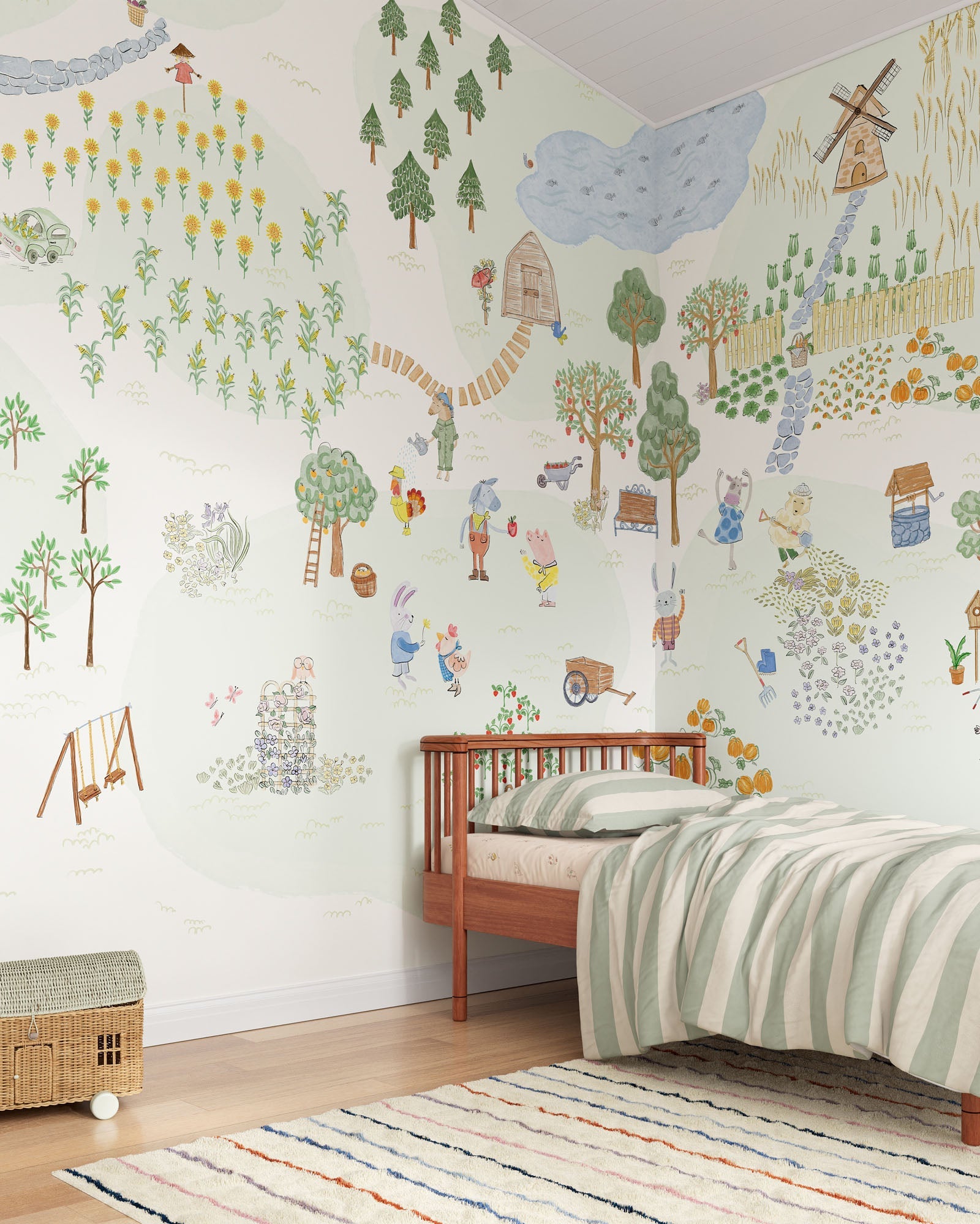 Friendly Farm Wall Mural