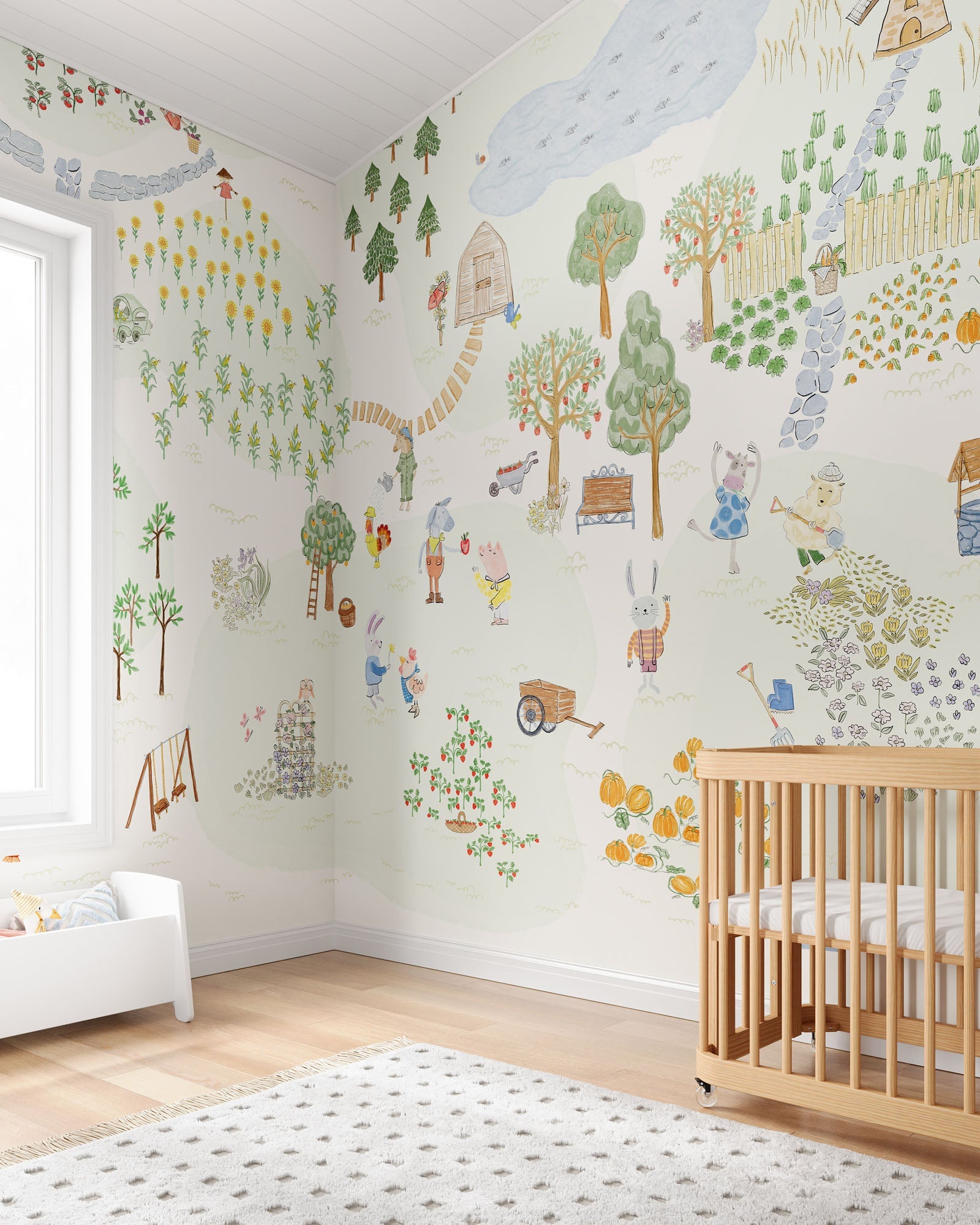 Friendly Farm Wall Mural