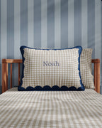 Scallop Personalized Twin Sham