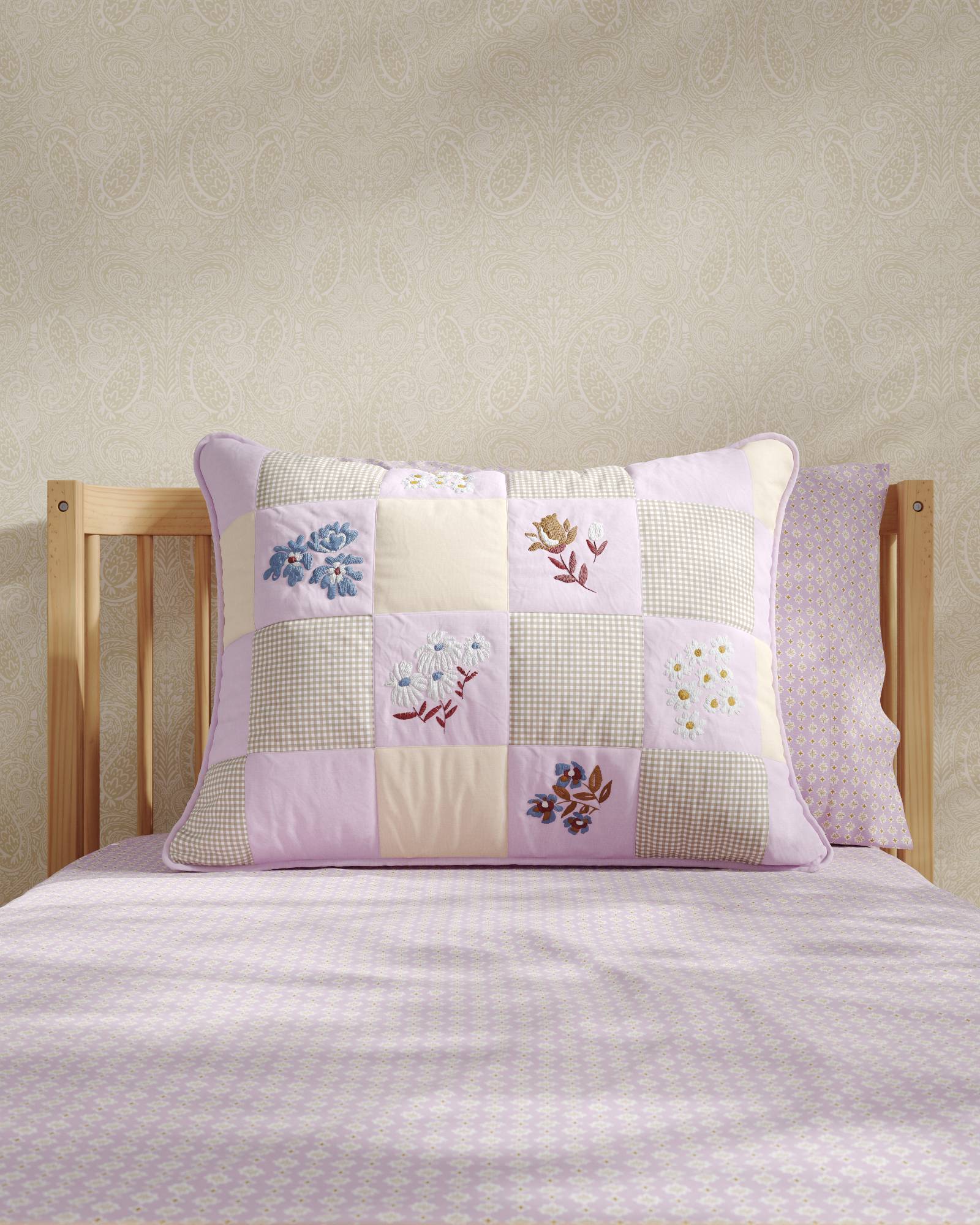 Wildflower Patchwork Twin Sham