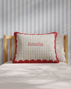 Scallop Personalized Twin Sham