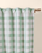 Gingham Blackout Curtain
