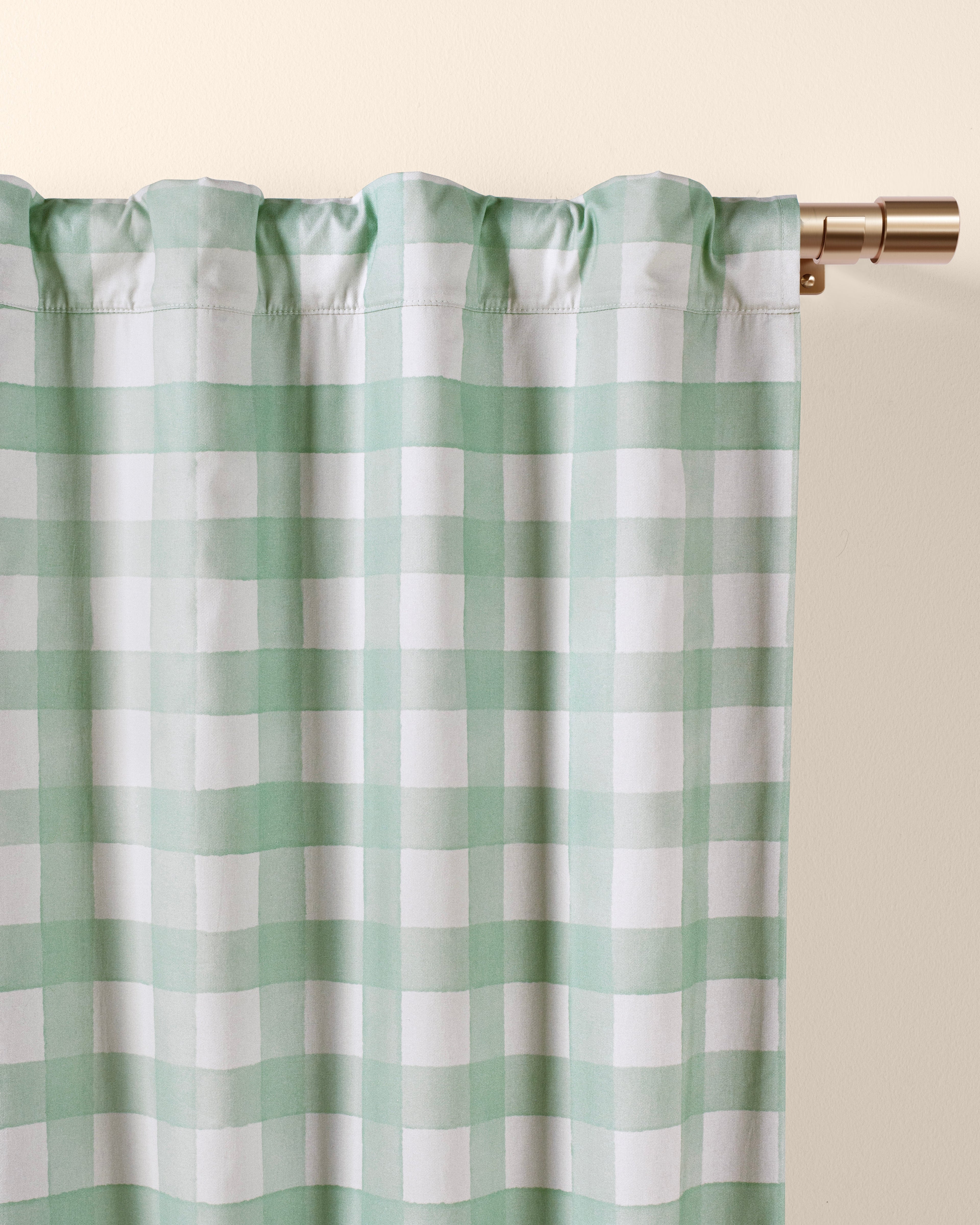 Gingham Blackout Curtain