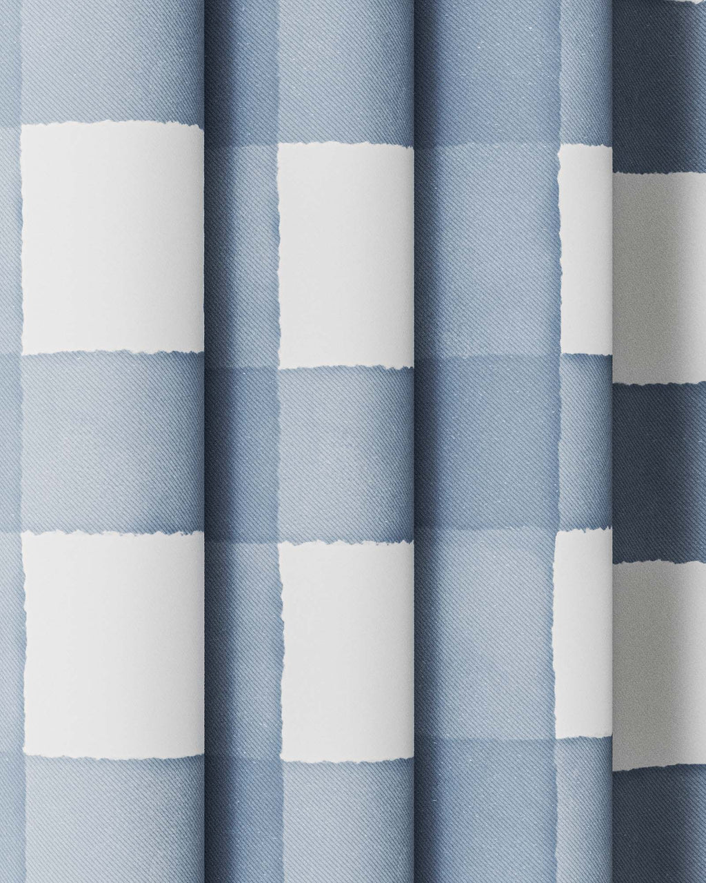 Gingham Blackout Curtain