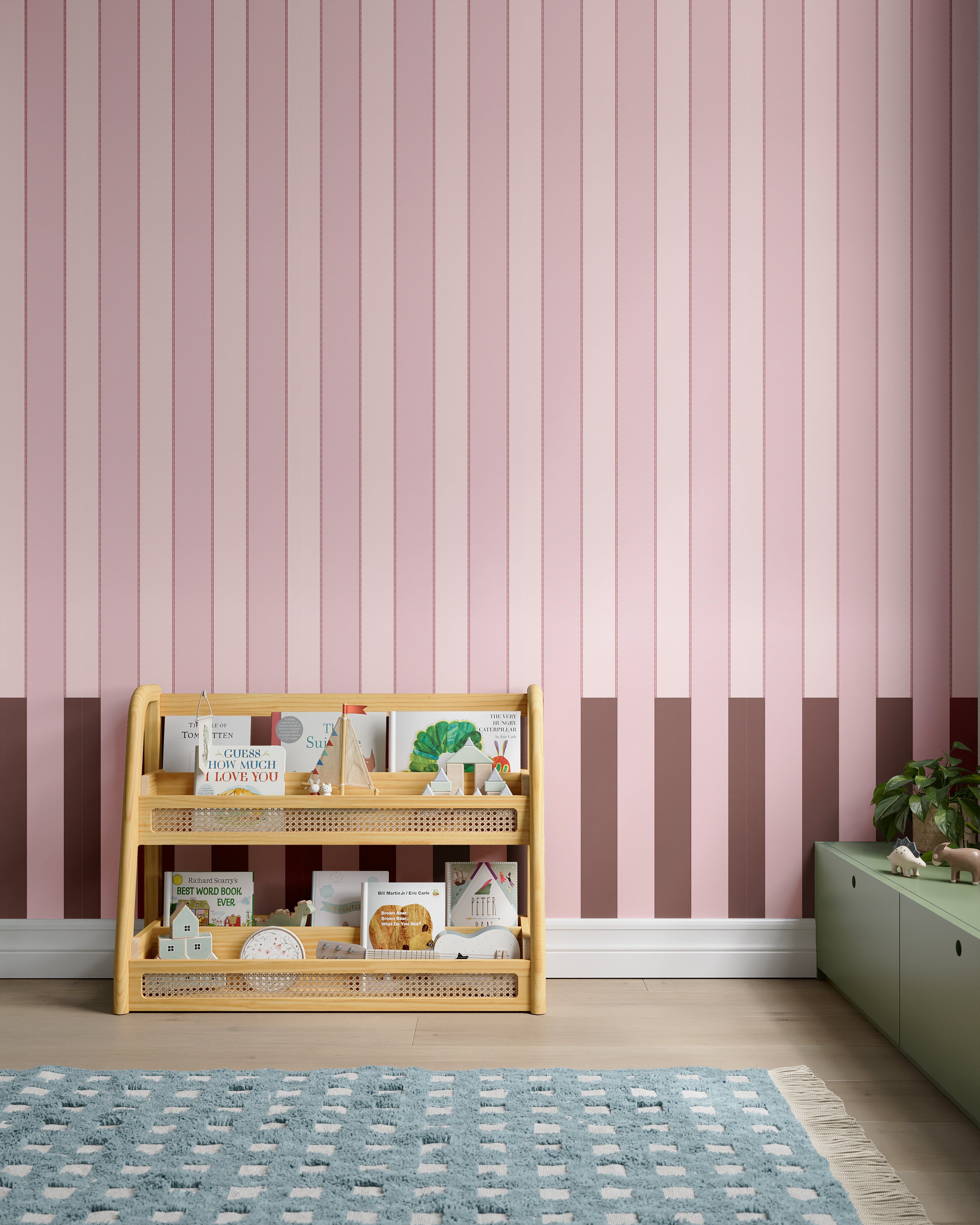 Dipped Stripe Wallpaper