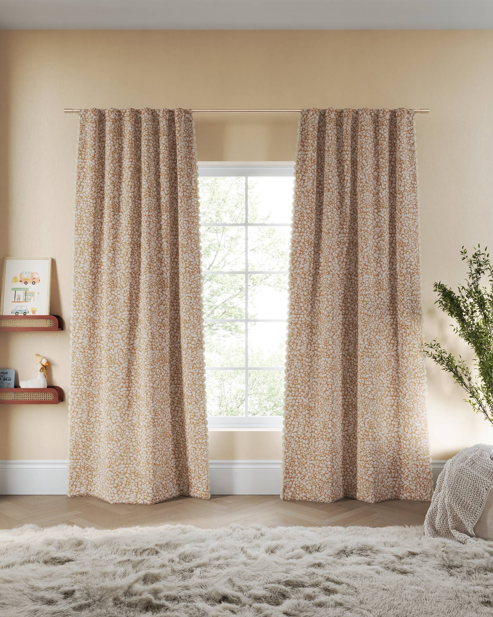 Floral Woods Blackout Curtain