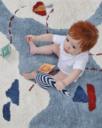 Treasure Map Washable Rug