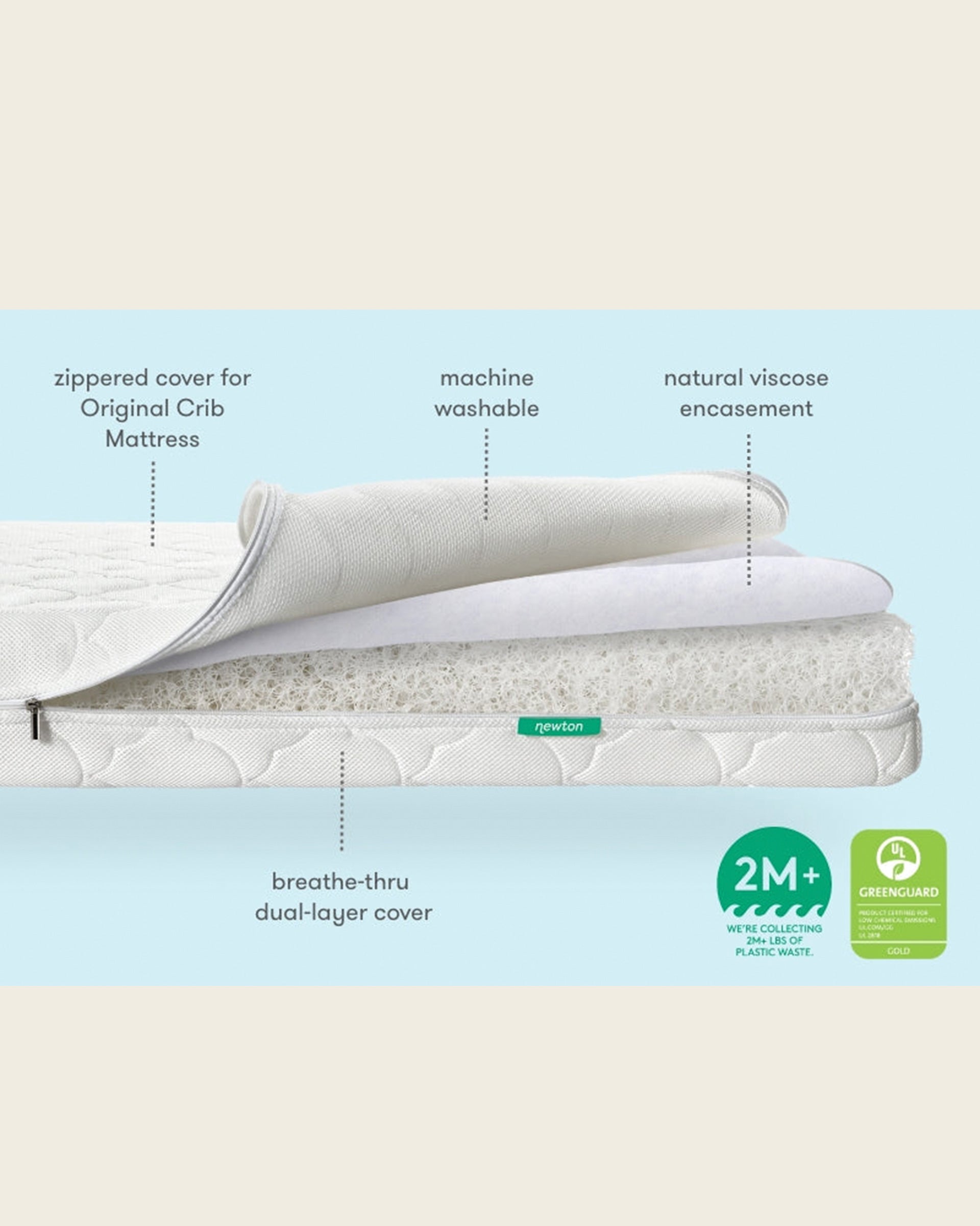 Newton Original Full Crib Mattress Cover