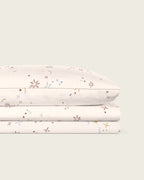 Folk Poetry Twin Sheet Set