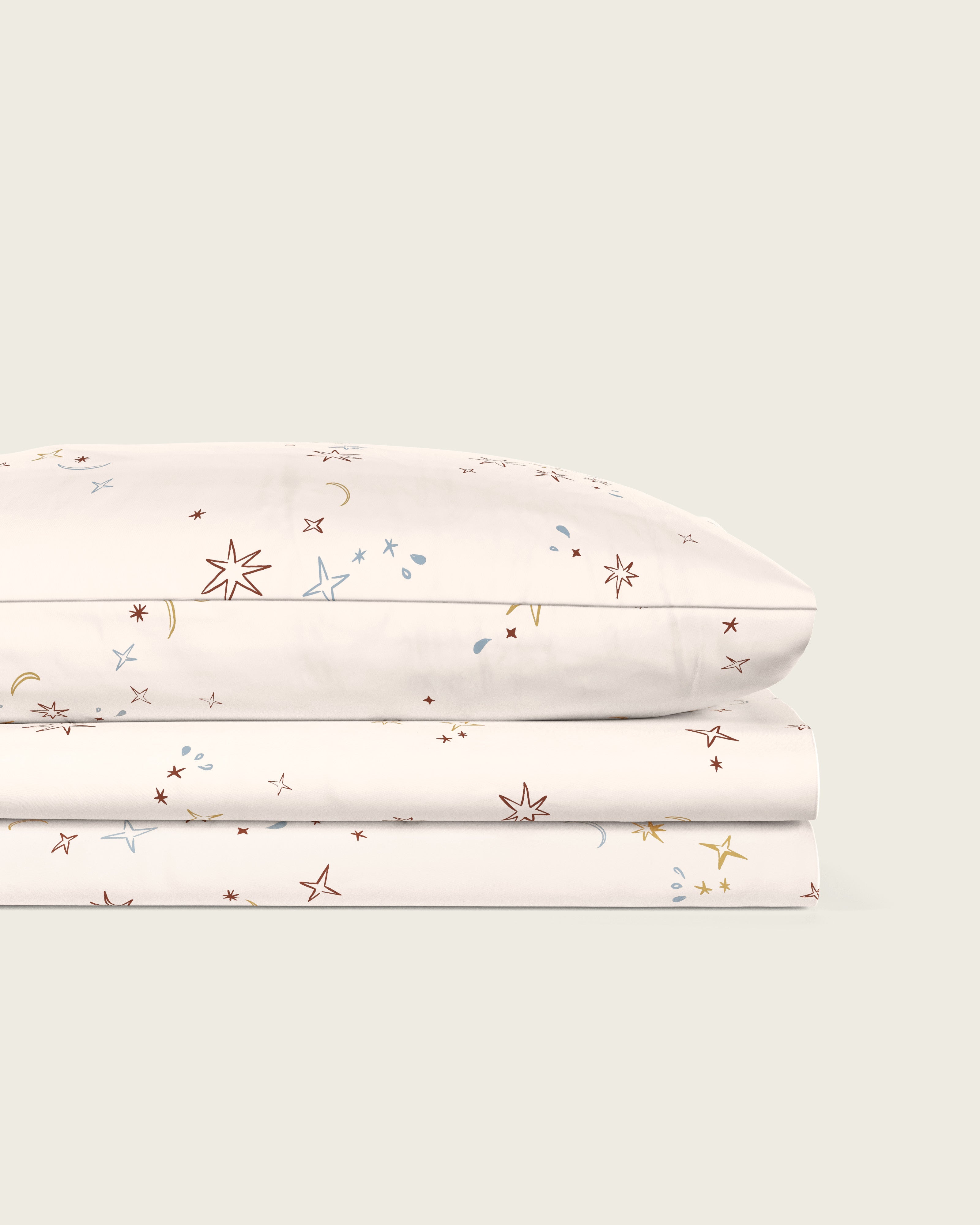 Folk Poetry Twin Sheet Set