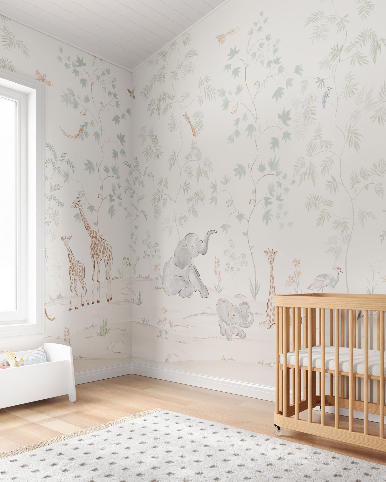 Safari Friends Wall Mural