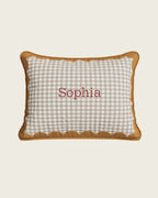Scallop Personalized Twin Sham