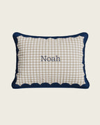 Scallop Personalized Twin Sham