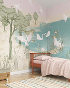 Swan Lake Wall Mural