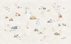 Construction Crew Wall Mural