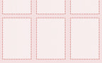 Scallop Stripe Wall Mural Sample
