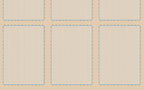 Scallop Stripe Wall Mural Sample