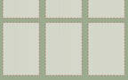 Scallop Stripe Wall Mural Sample