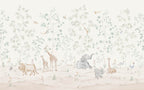 Safari Friends Wall Mural