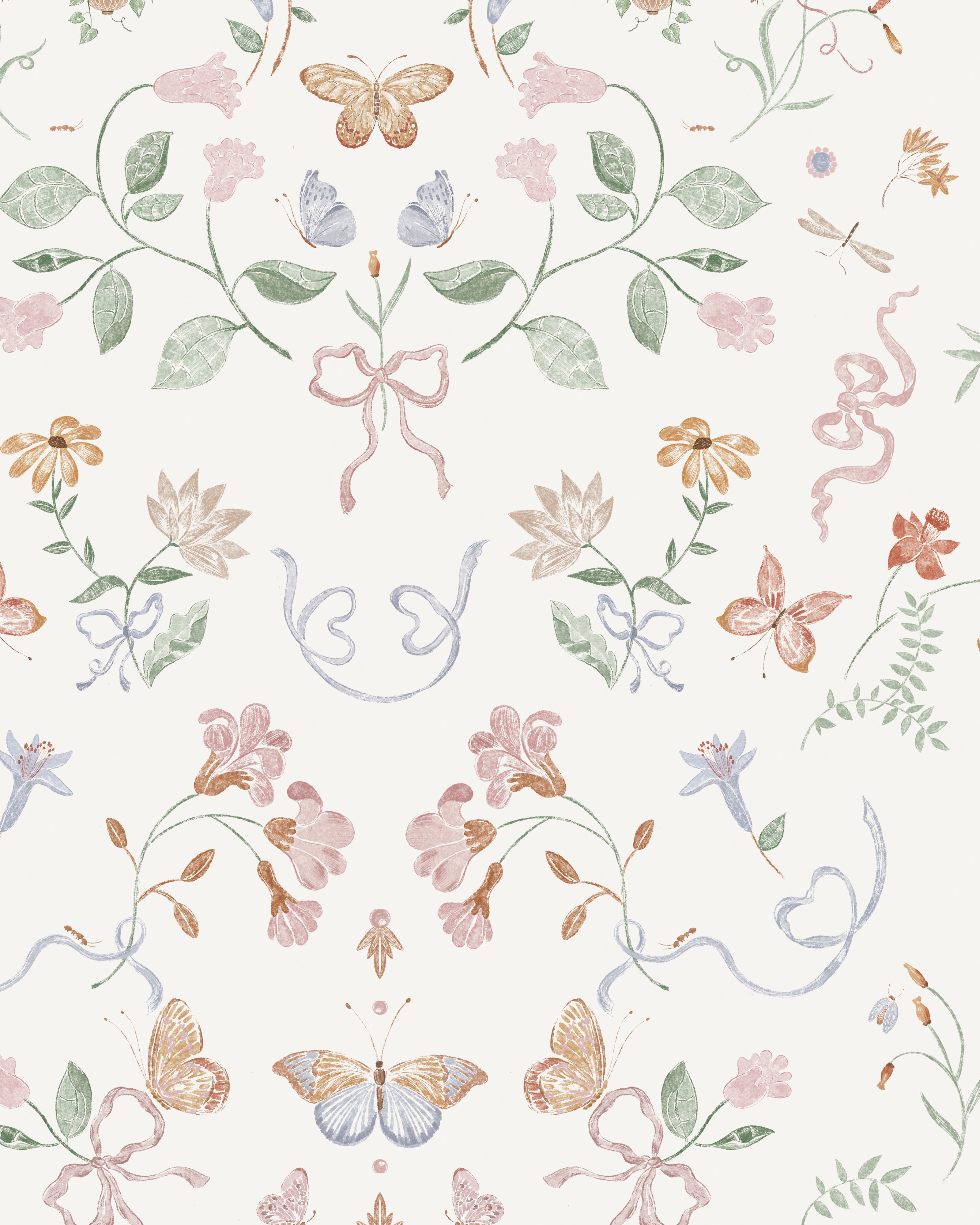 Butterfly Garden Wallpaper Sample