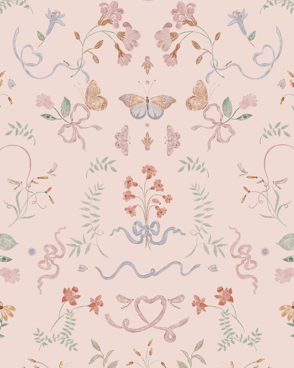 Butterfly Garden Wallpaper Sample