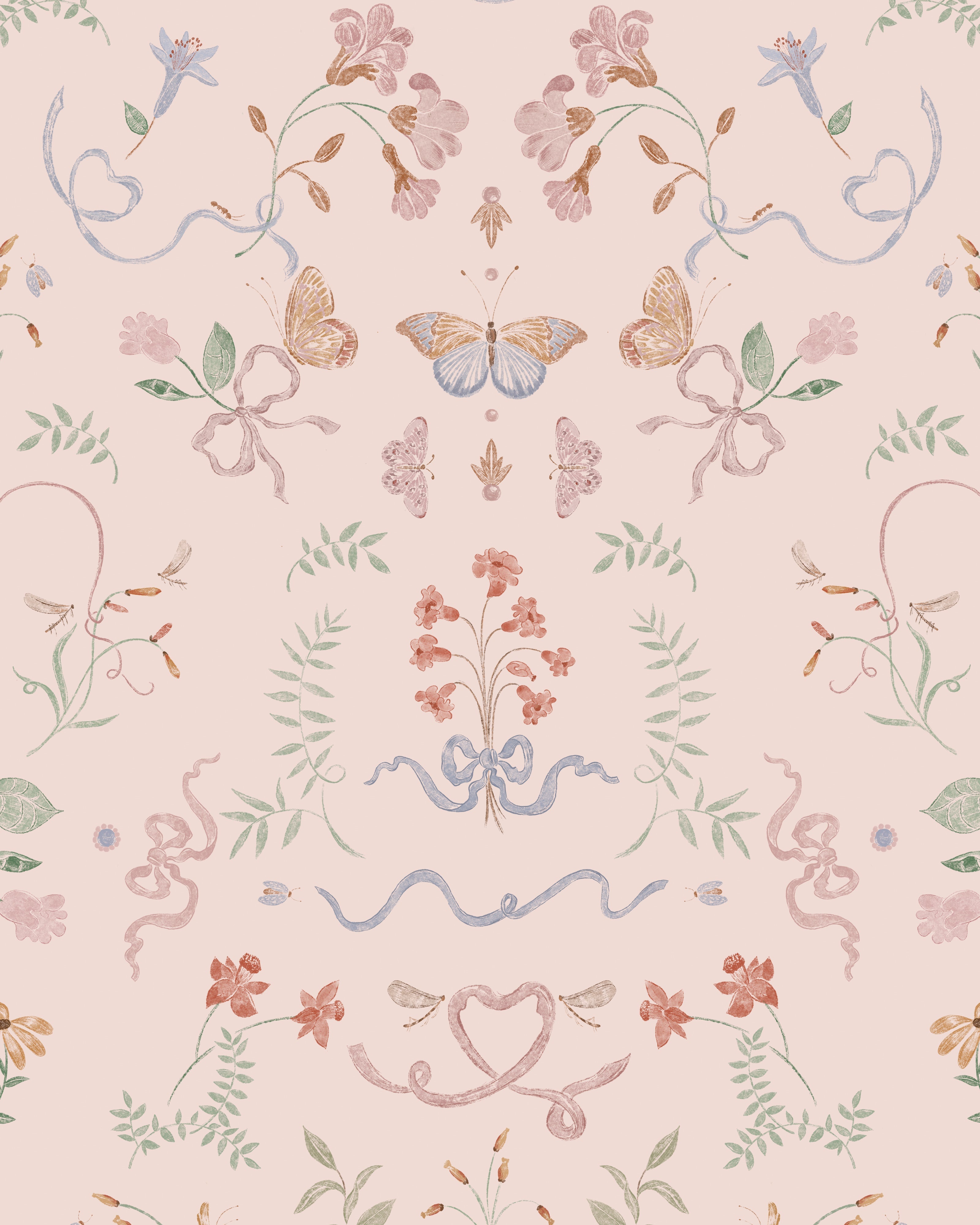 Butterfly Garden Wallpaper Sample